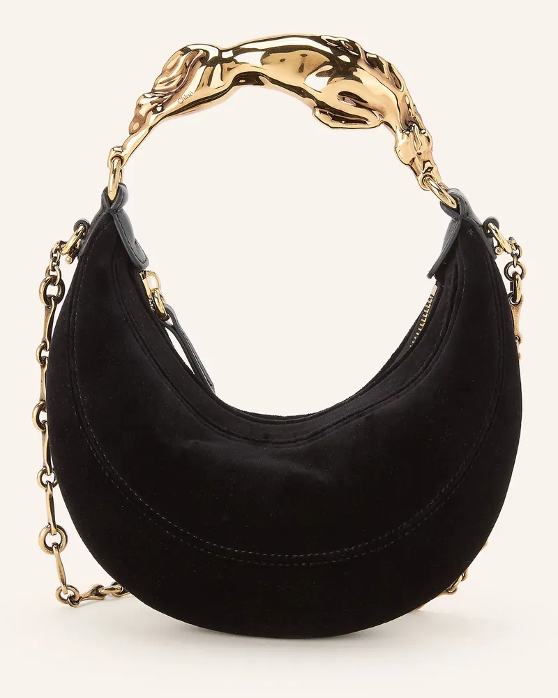 Chloé Handtasche Chain Horse schwarz 001