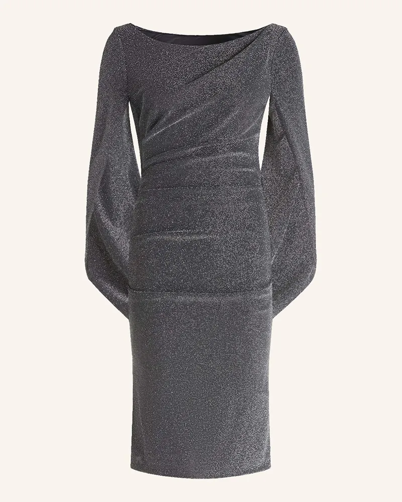 Vera Mont Cocktailkleid mit Glitzergarn Dunkelblau