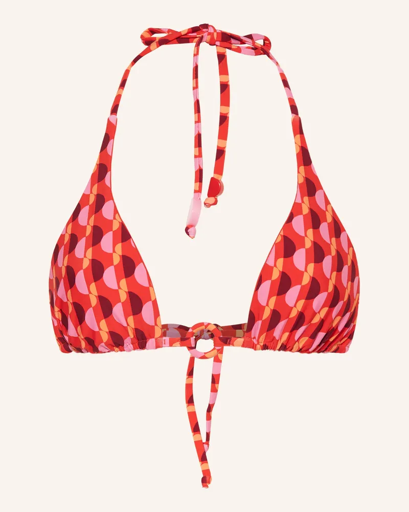Seafolly Australia Triangel-Bikini-Top SORRENTO zum Wenden Rot
