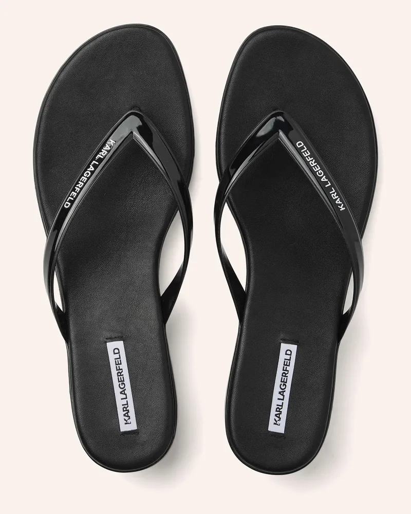 Karl Lagerfeld Absätze schwarz Schwarz