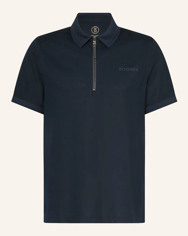 Bogner Piqué-Poloshirt Timo Regular Fit blau Dunkelblau