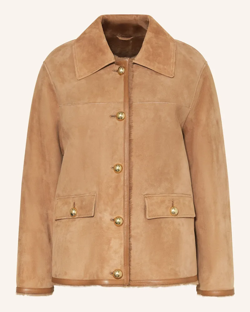 Arma Lederjacke Julietta braun Cognac