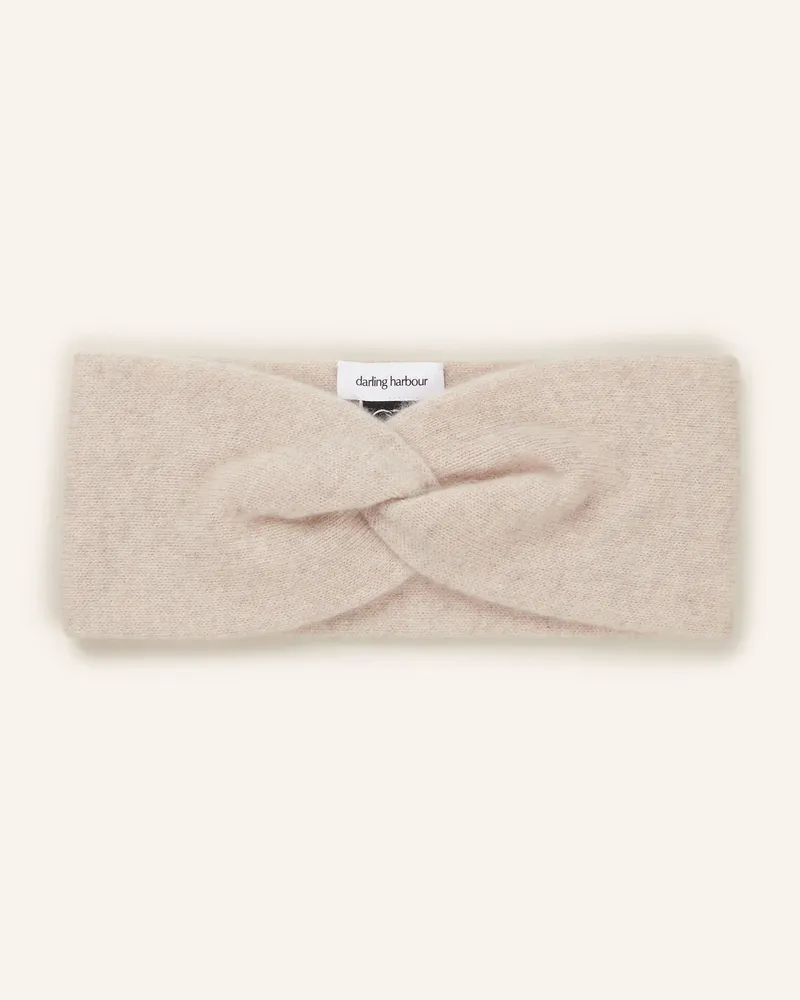 Darling Harbour Stirnband aus Cashmere Beige