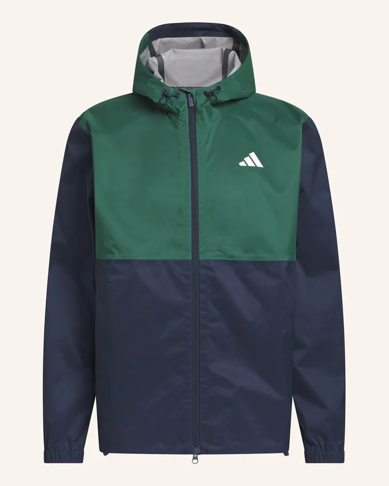 adidas ultimate365 Climaproof Jacke, Durchgehender Reissverschluss blau Blau