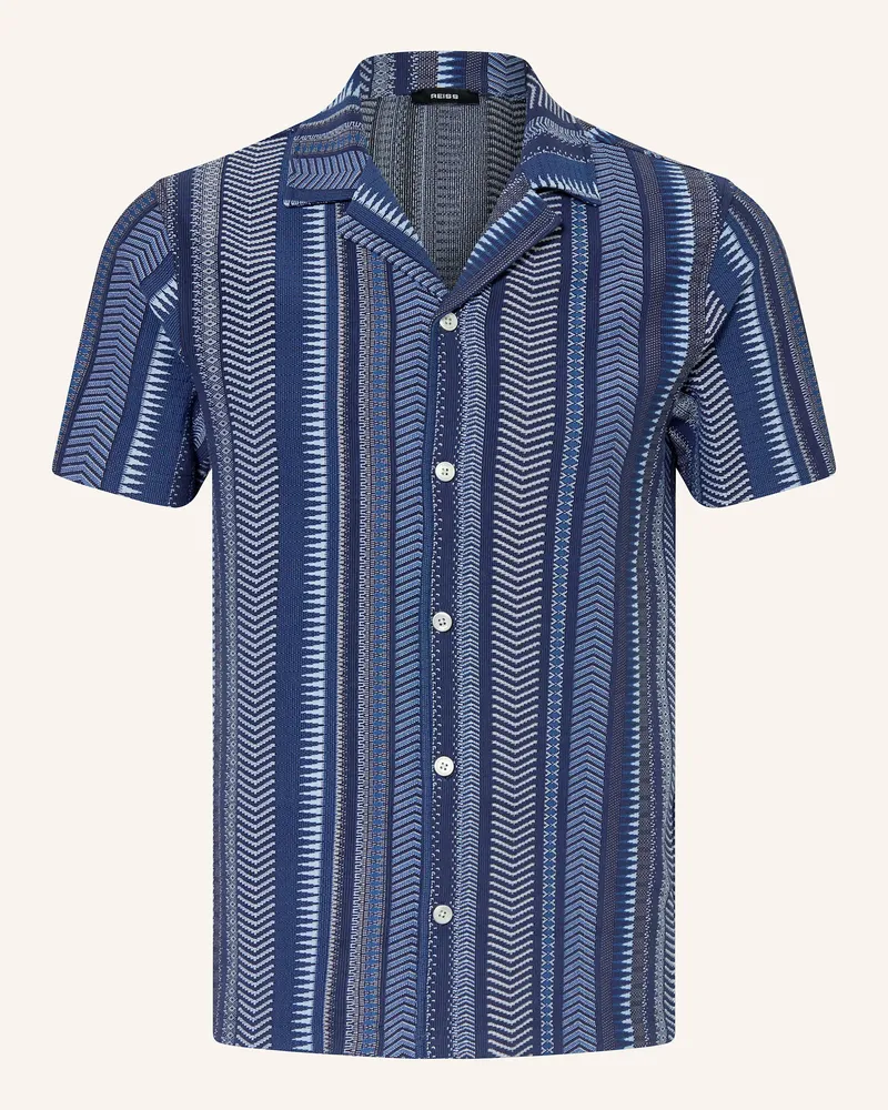 Reiss Resorthemd Archer Slim Fit blau Dunkelblau