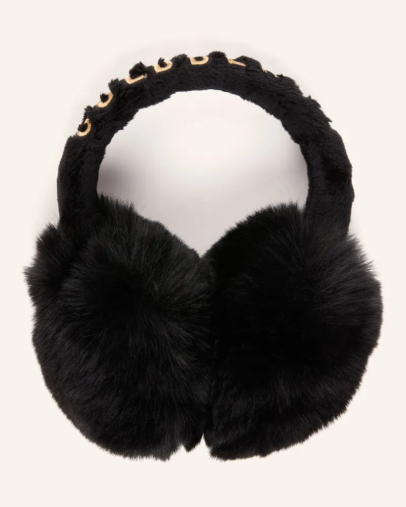 GOLDBERGH Ohrenwärmer Fluffy Aus Kunstfell schwarz Schwarz