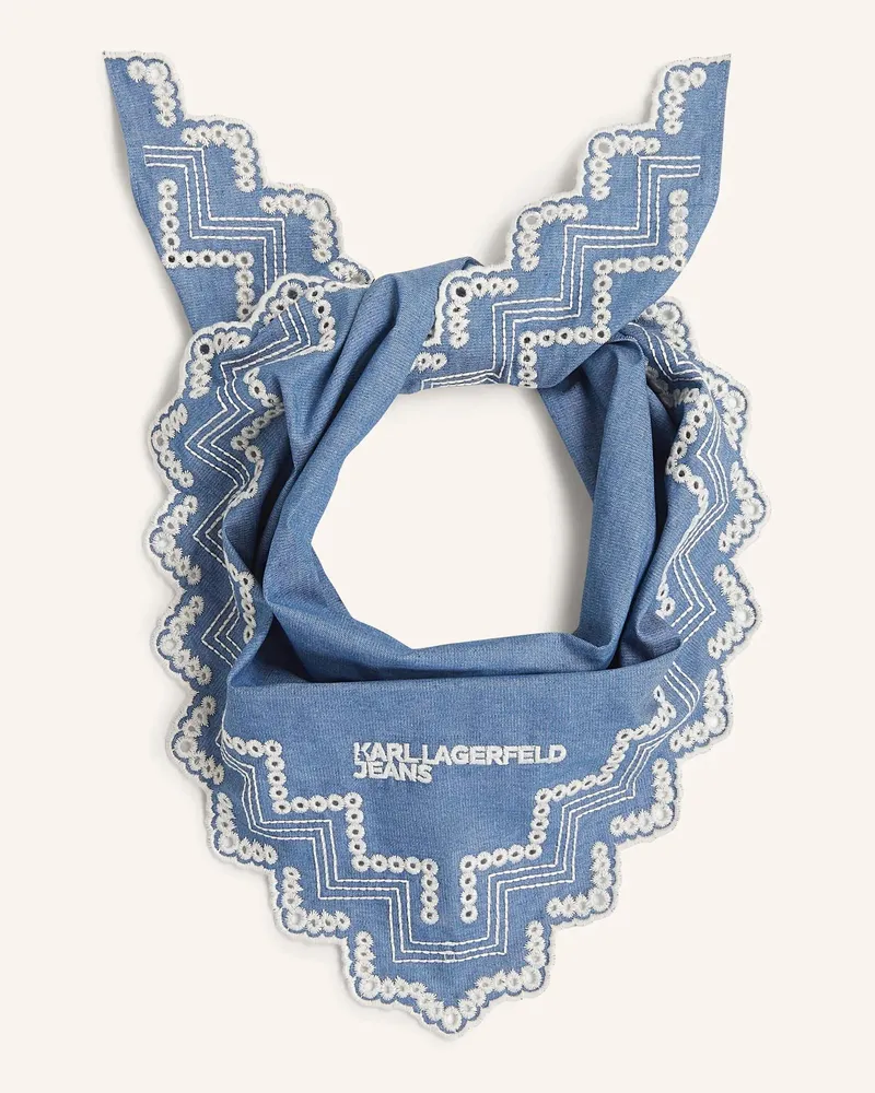 Karl Lagerfeld Schal blau Blau