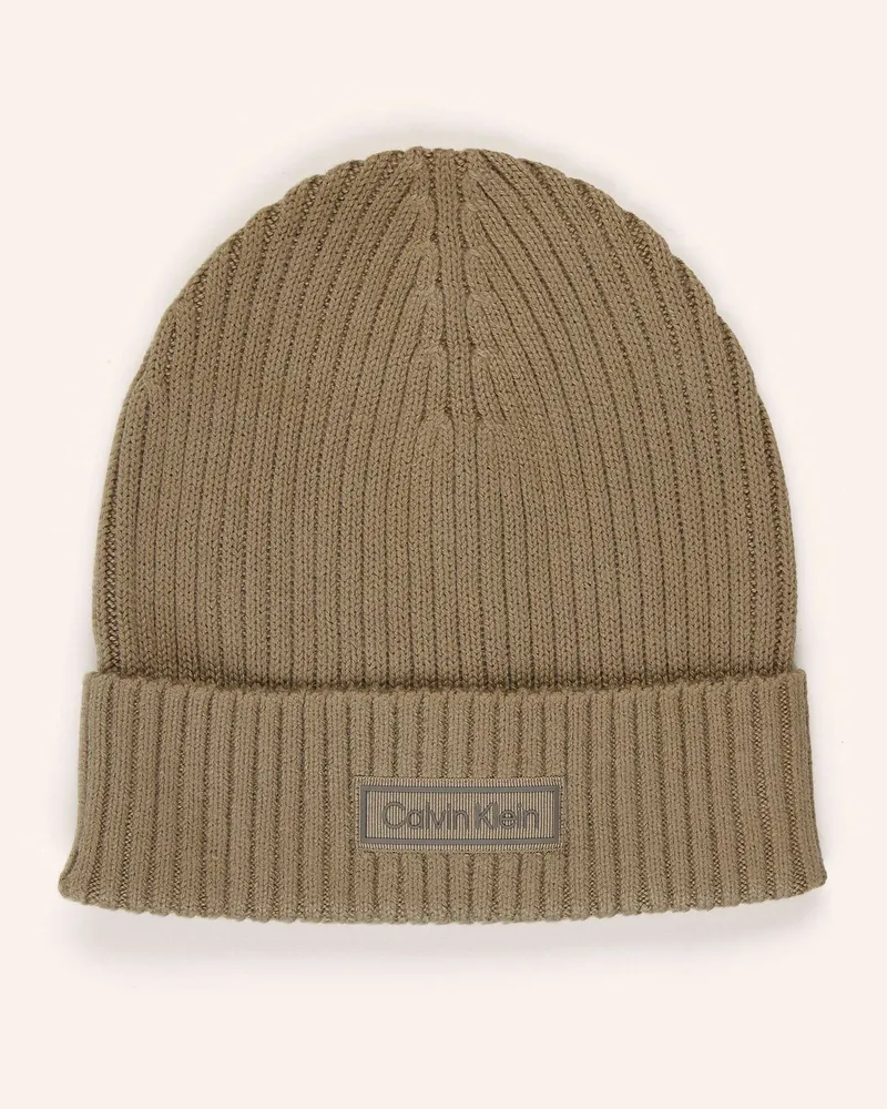 Calvin Klein Mütze gruen Oliv