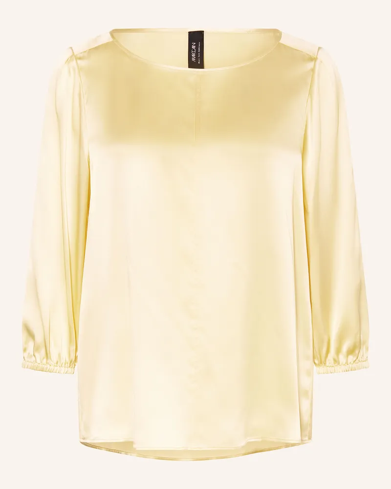 Marc Cain Seidenbluse Mit 3/4-Arm gelb 407