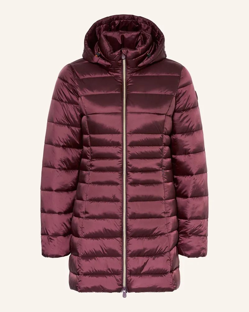Save The Duck Steppmantel Reese Mit Abnehmbarer Kapuze rot Dunkelrot