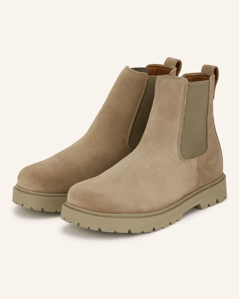 Birkenstock Chelsea-Boots Highwood Slip On Mid beige Taupe