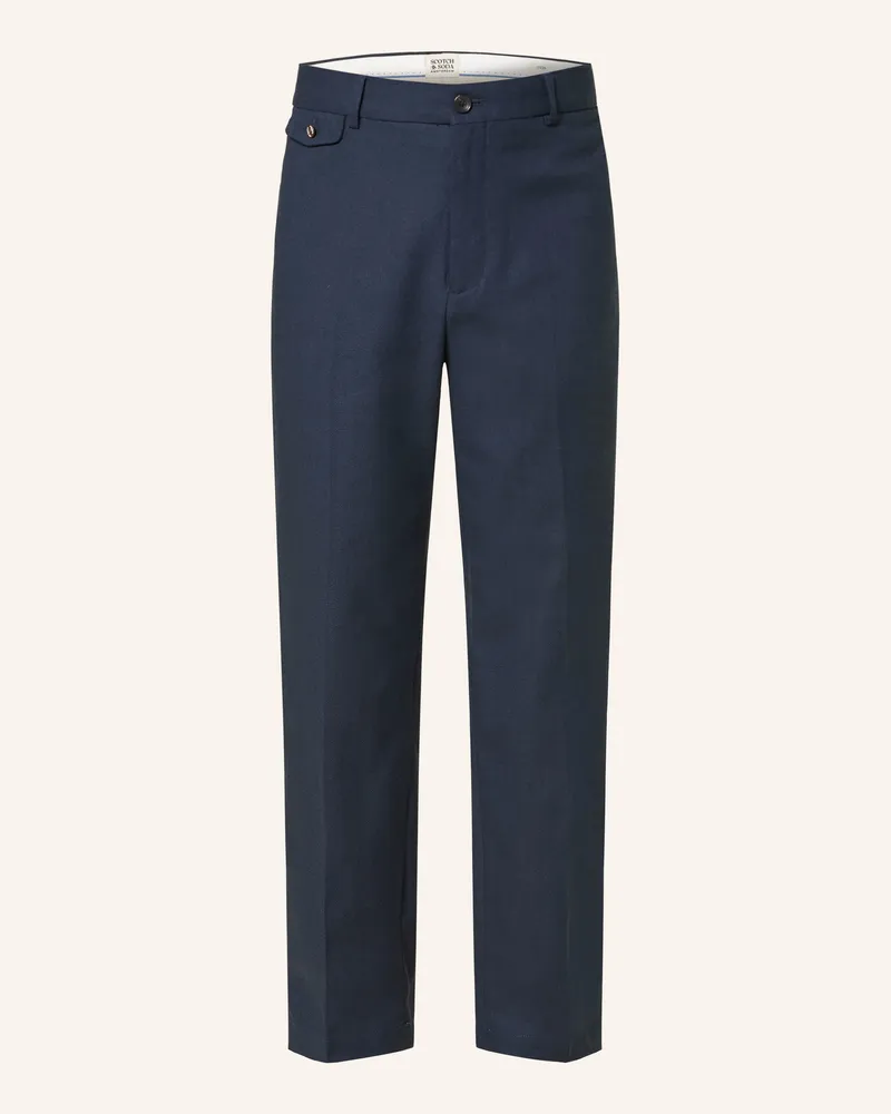 Scotch&Soda Chino Otis Relaxed Straight Fit blau Dunkelblau