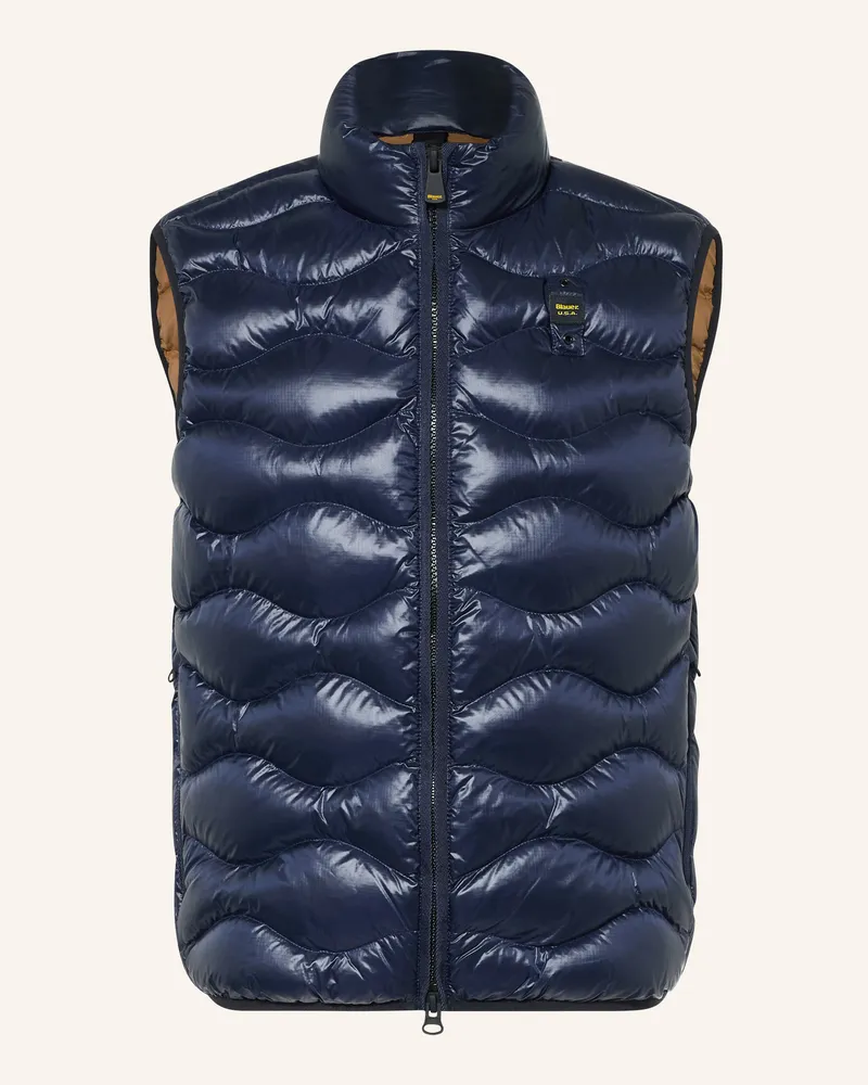 Blauer Steppweste Danny Mit Dupont™ Sorona®-Isolierung blau Schwarz