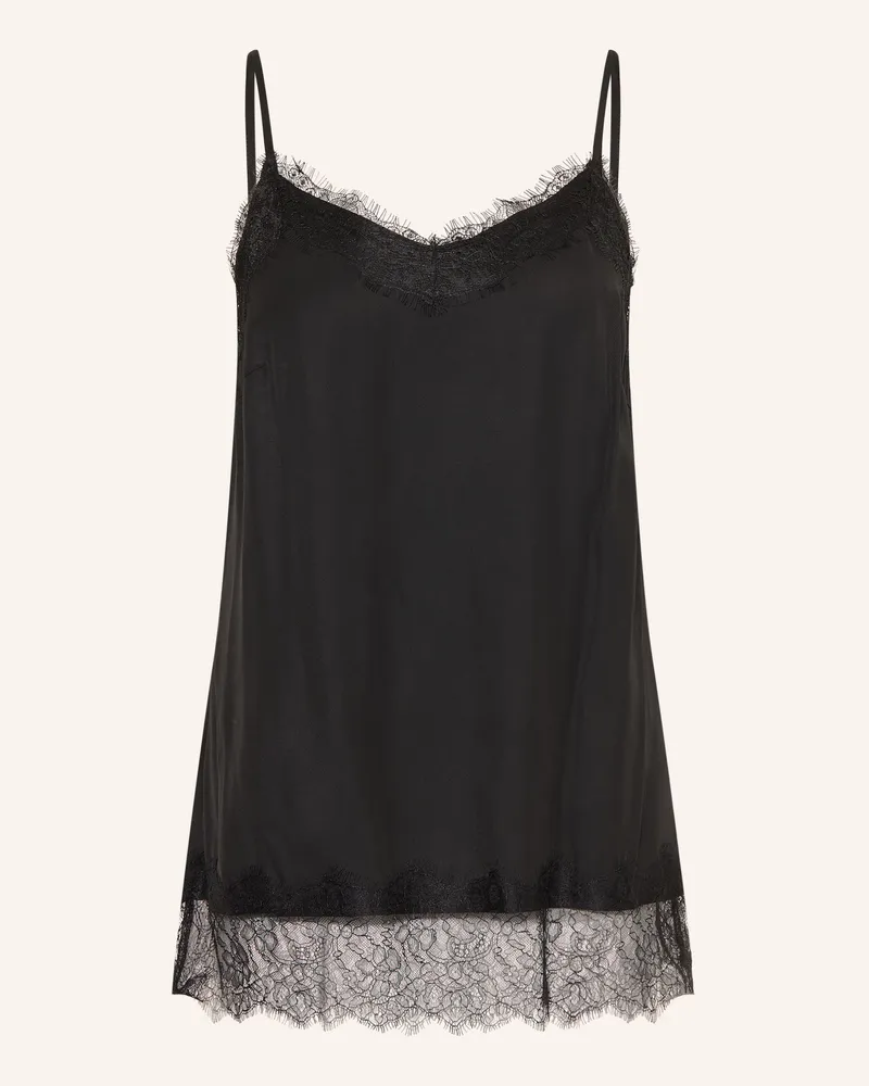 InWear Top Mappleiw Mit Spitze schwarz Schwarz