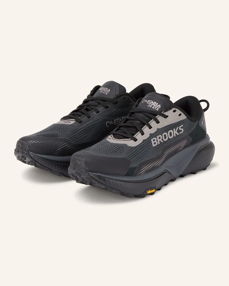 Brooks Trailrunning-Schuhe Cascadia 20 Gtx schwarz Schwarz
