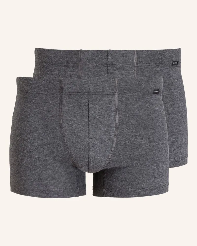 Hanro 2er-Pack Boxershorts COTTON ESSENTIALS Grau