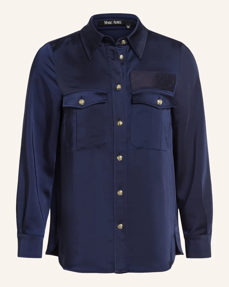 MARC AUREL Satin-Top Dunkelblau