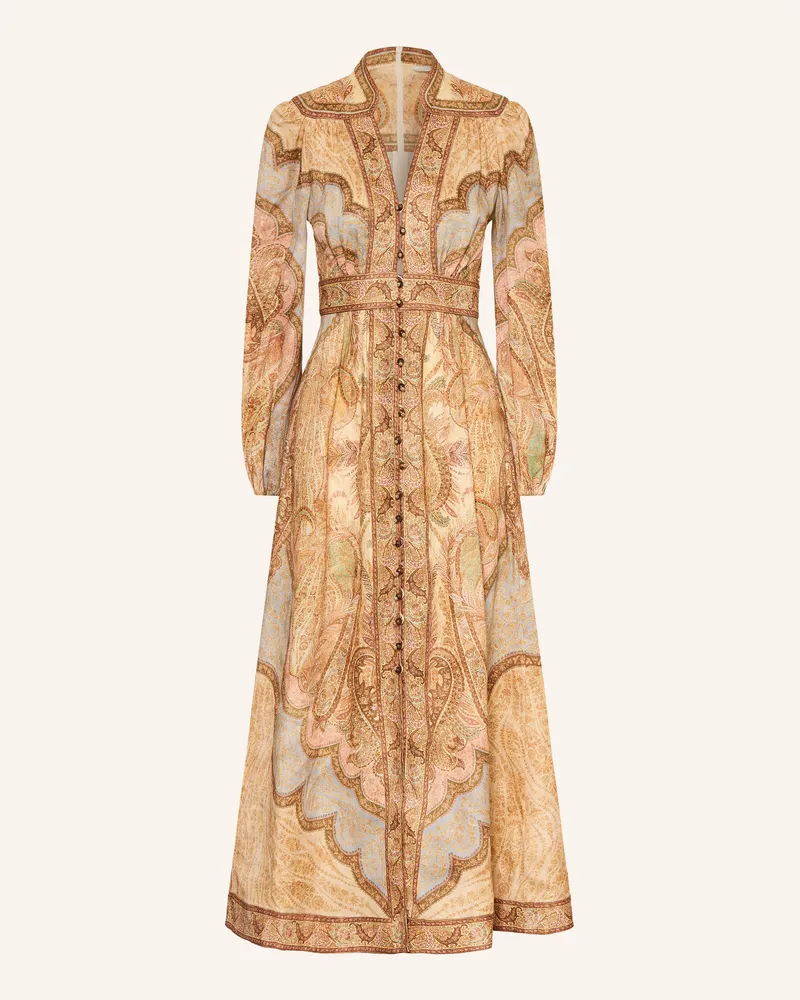 Zimmermann Leinenkleid WANDERLUST Beige