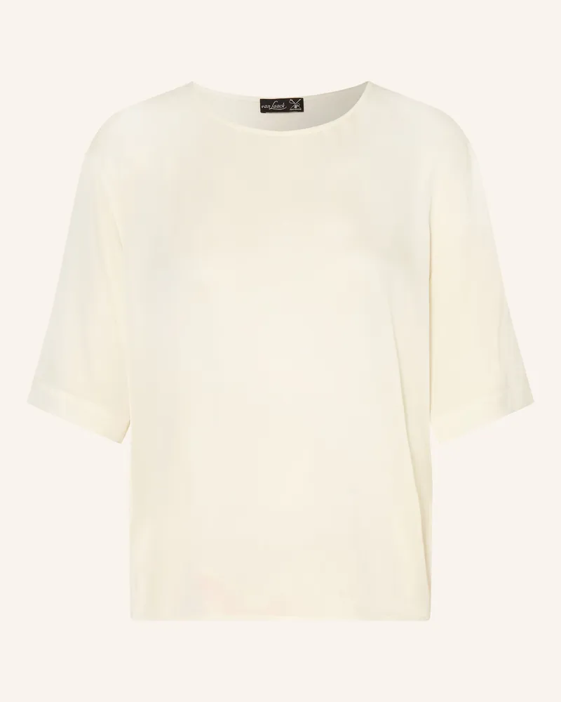 van Laack Blusenshirt VL-TANIRA-XX aus Seide Weiss