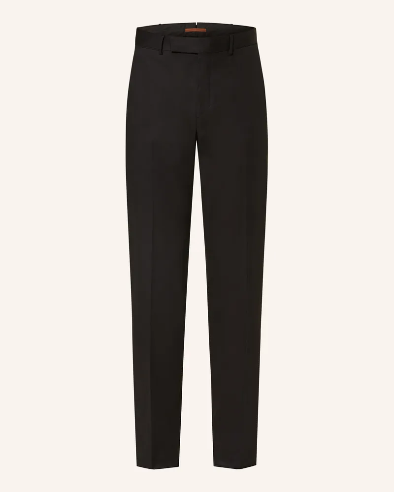 Ermenegildo Zegna Chino Regular Fit schwarz Schwarz