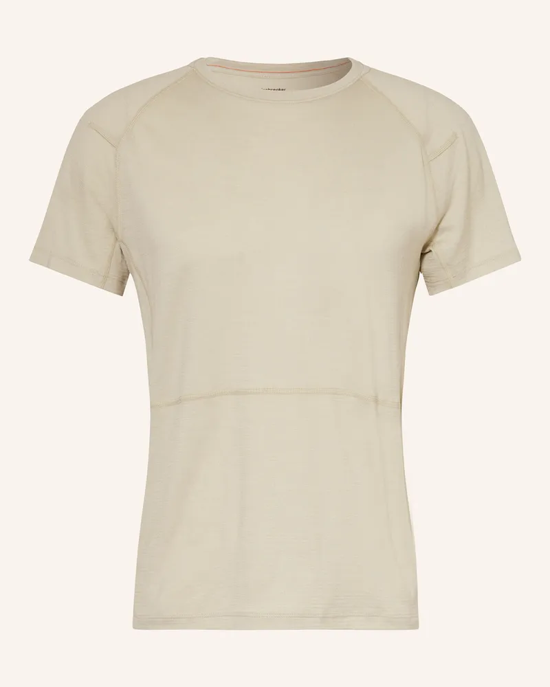 Icebreaker T-Shirt MER 200 ELEVATION Beige