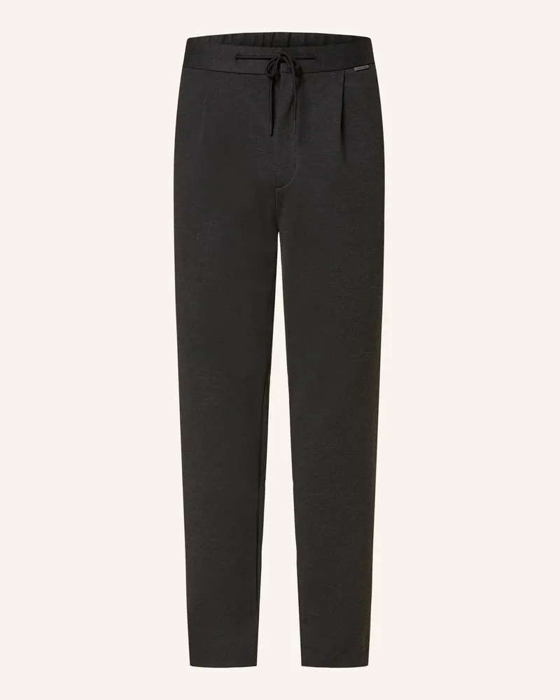 Calvin Klein Hose im Jogging Stil Tapered Fit Dunkelgrau
