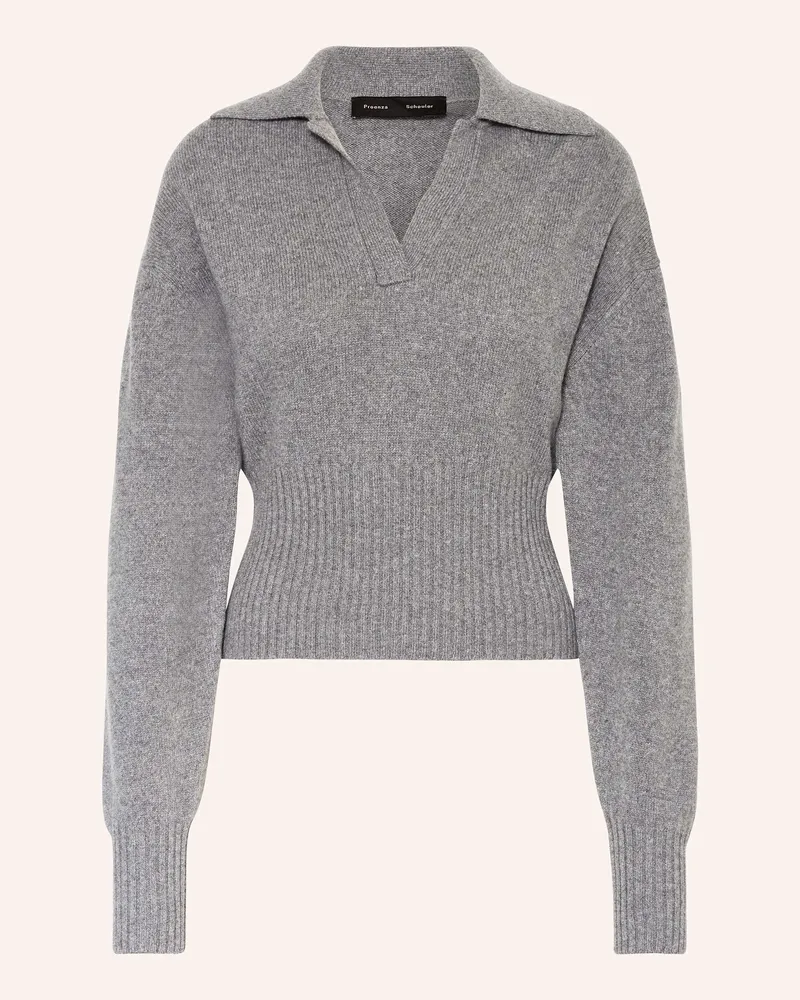 Proenza Schouler Cashmere-Pullover JEANNE Grau