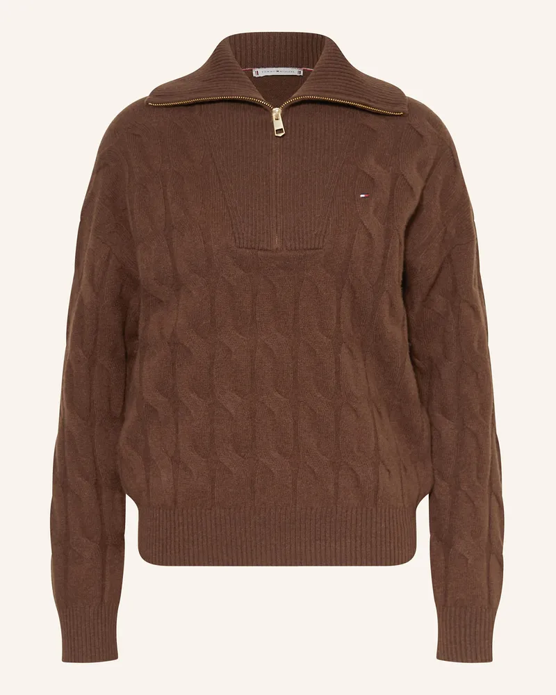 Tommy Hilfiger Troyer Braun