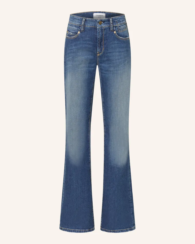 Cambio Flared Jeans Paris blau 5240