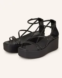 Calvin Klein Plateau-Wedges - SCHWARZ Schwarz