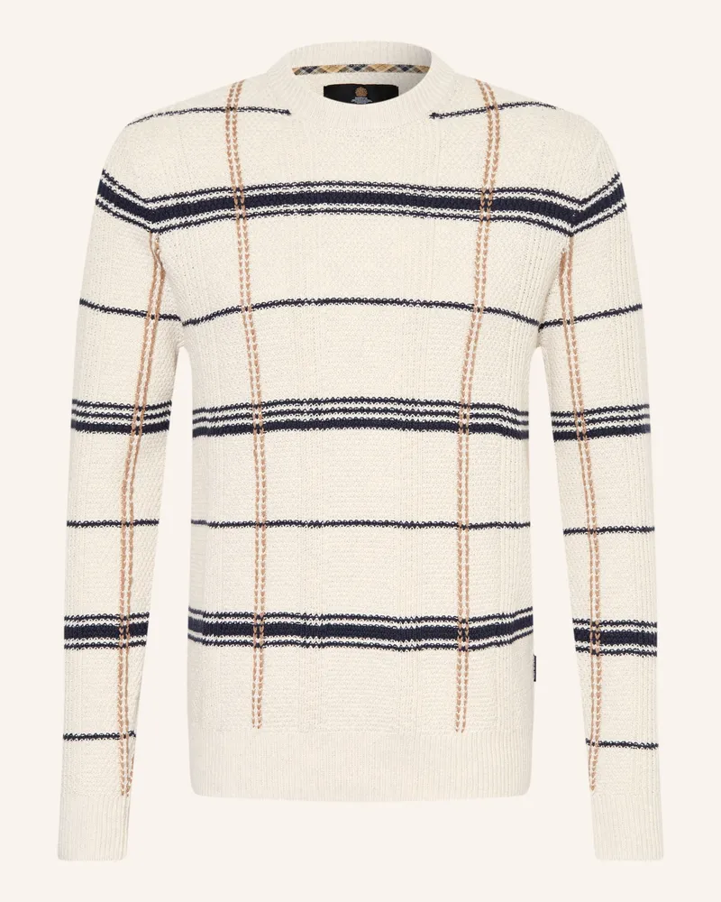 Barbour Pullover Fasey weiss Ecru