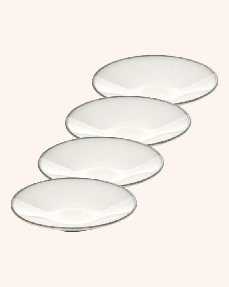 Serax 4er-Set Untertassen weiss Weiss