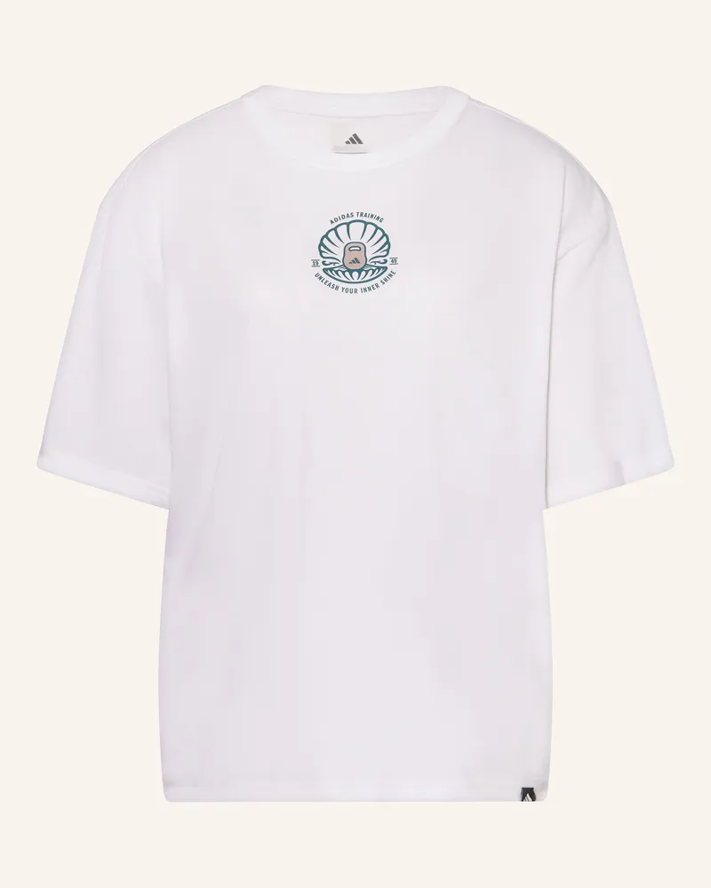 adidas T-Shirt CLIMACOOL STRENGTH TRAINING GRAPHIC Weiss