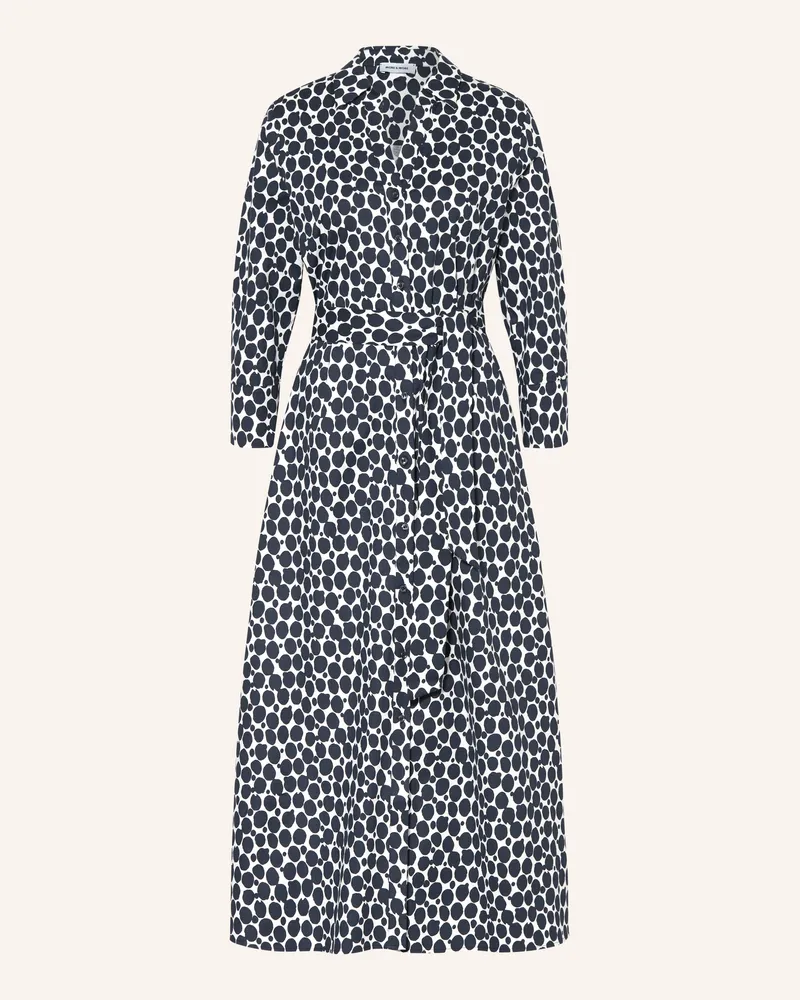 More & More Hemdblusenkleid Mit 3/4-Arm blau Dunkelblau