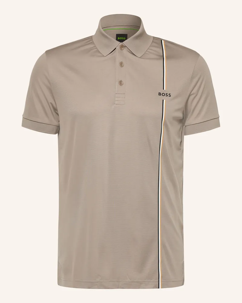 HUGO BOSS Funktions-Poloshirt Toc Game 3 beige Beige