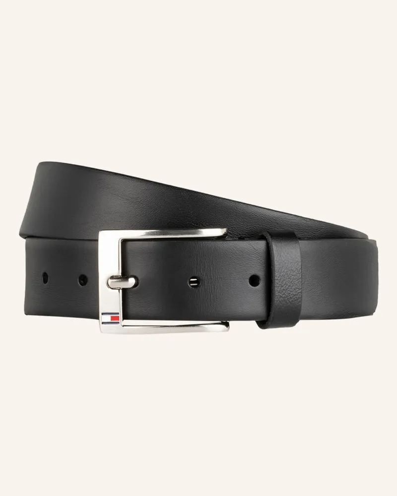 Tommy Hilfiger Ledergürtel NEY ALY Schwarz