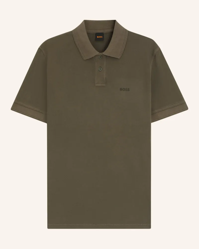 HUGO BOSS Piqué-Poloshirt PRIME Hellgrün