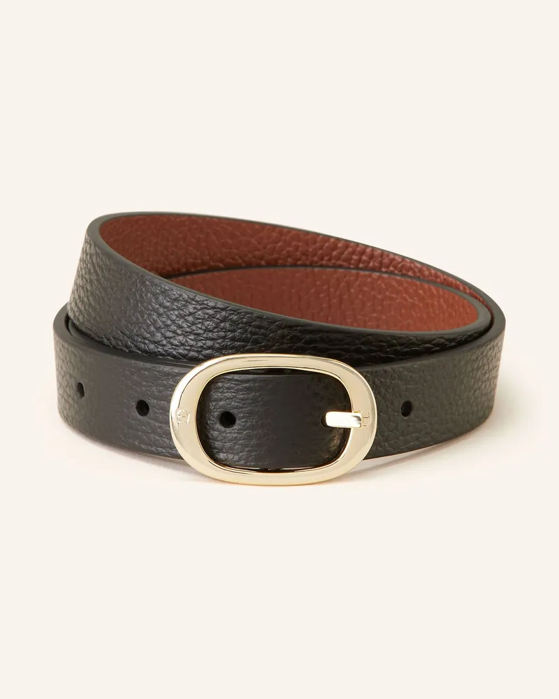 Aigner Ledergürtel CASUAL zum Wenden Braun