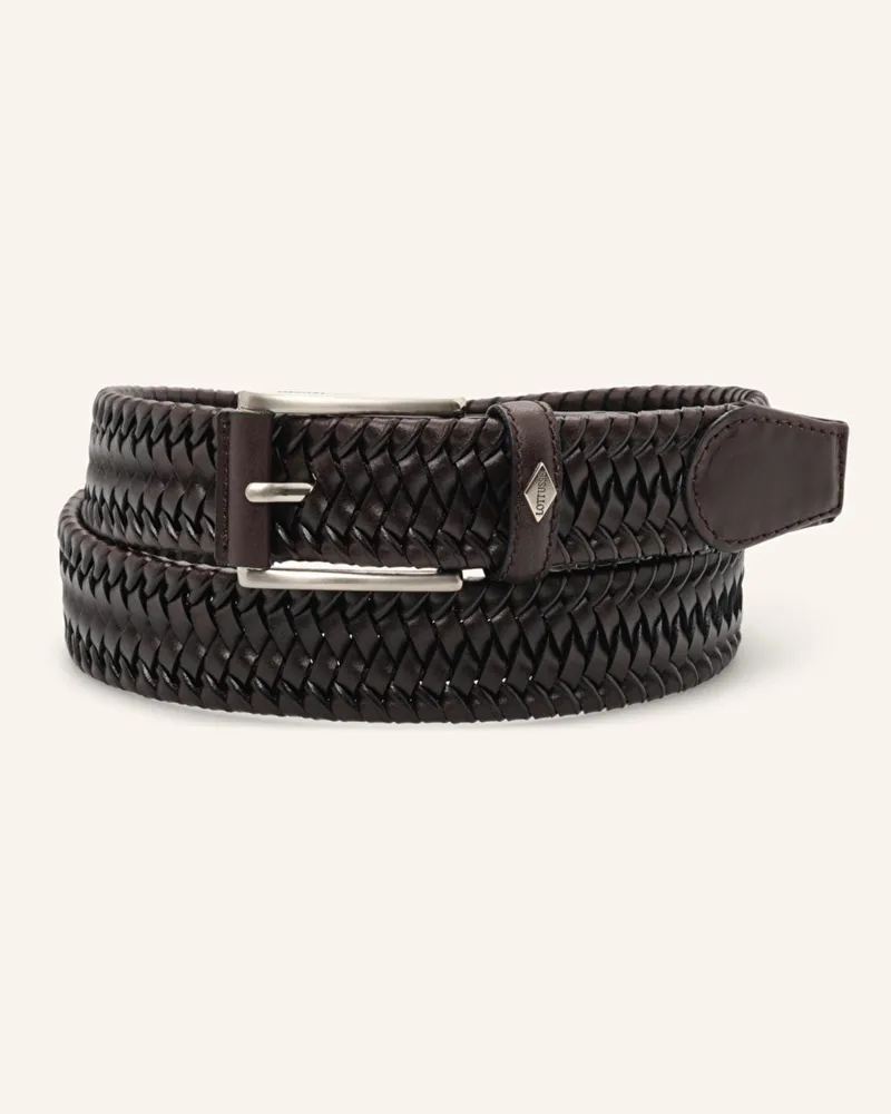 Lottusse Flechtgürtel Braun
