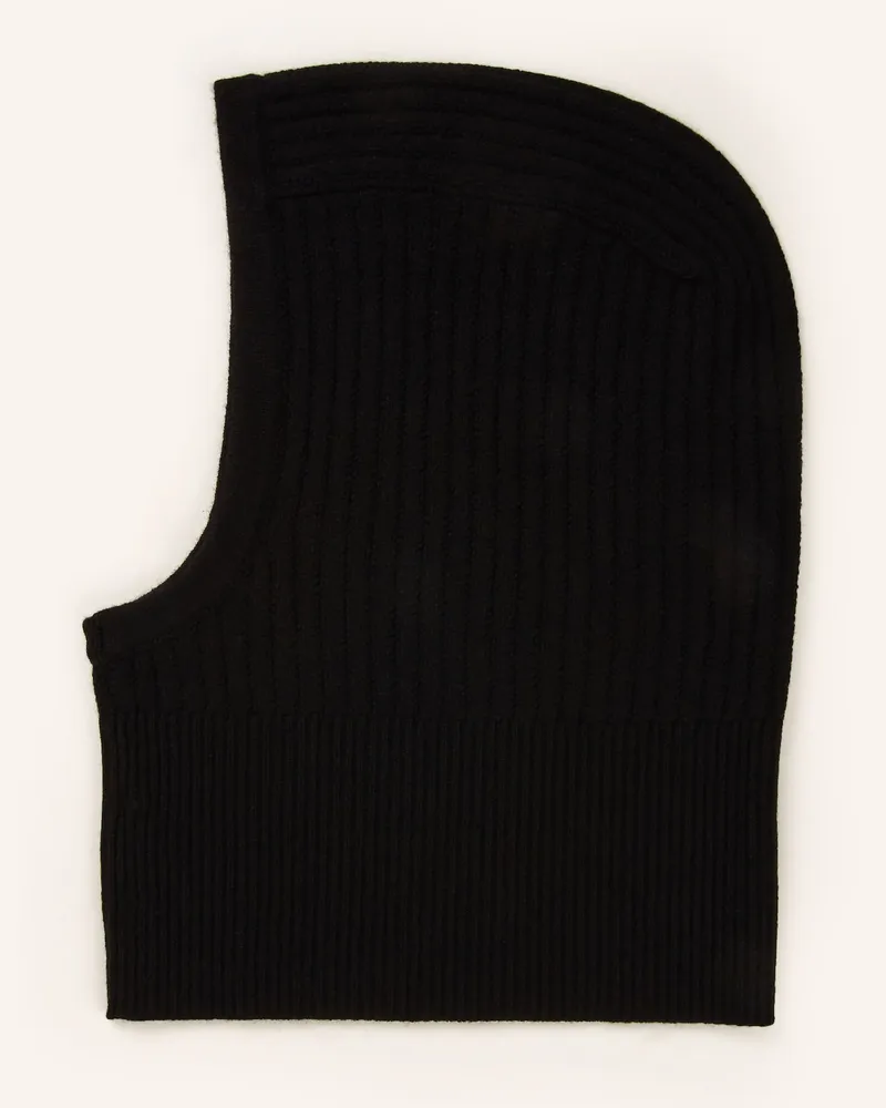 Mrs & HUGS Balaclava mit Cashmere Schwarz