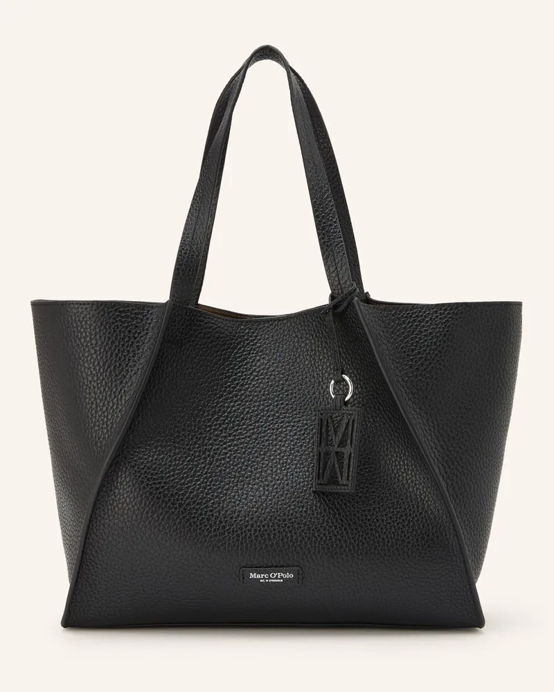 Marc O'Polo Shopper Mit Pouch schwarz Schwarz