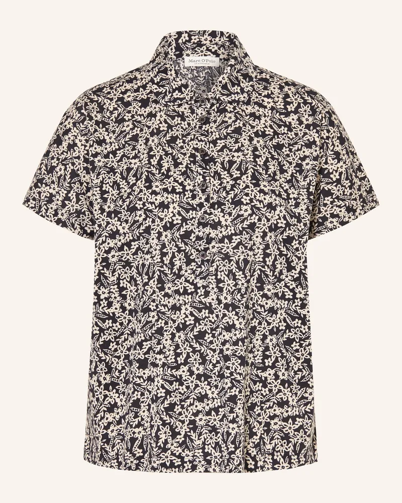 Marc O'Polo Blusenshirt Aus Jersey blau Schwarz