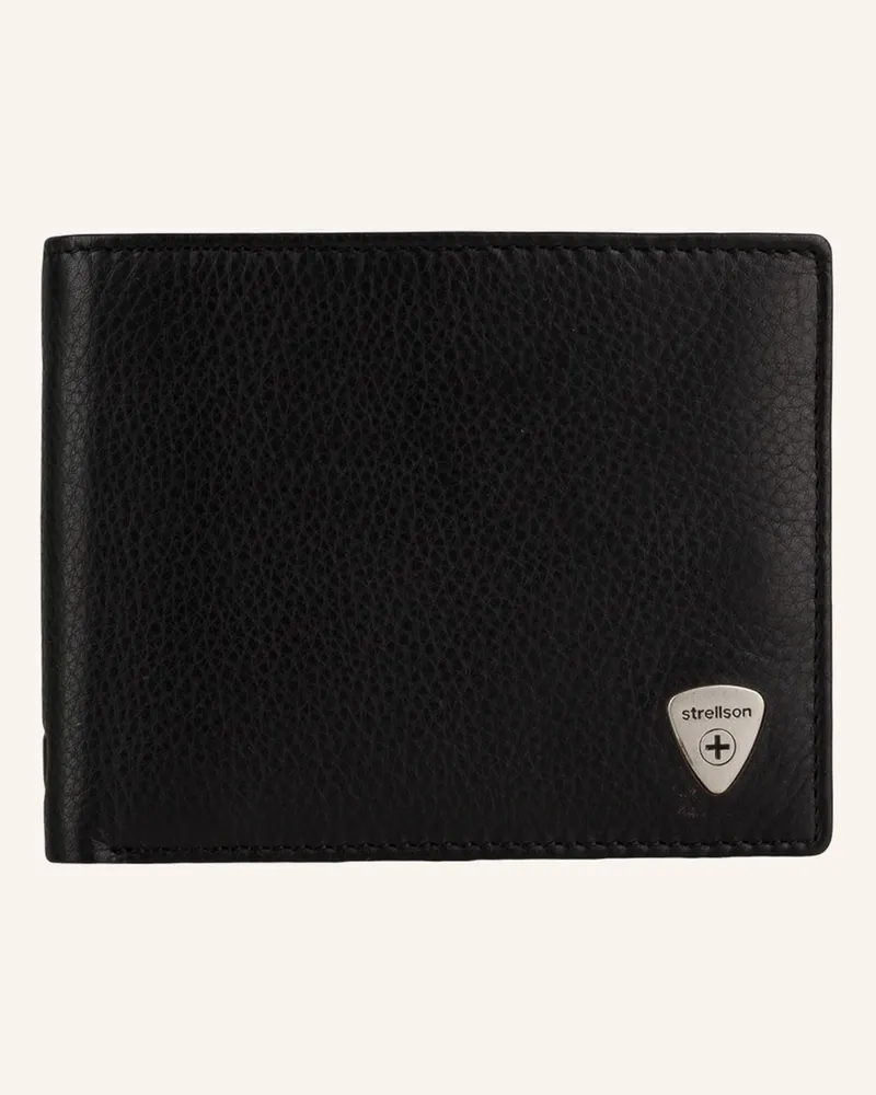 Strellson Geldbörse Harrison schwarz Schwarz