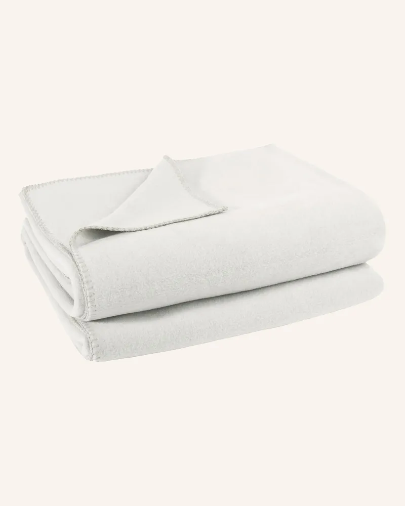 Zoeppritz Plaid Soft-Fleece weiss Weiss