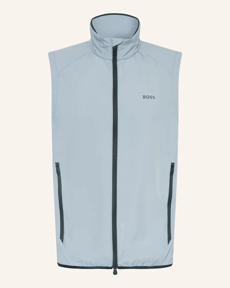 HUGO BOSS Funktionsweste PUTT Hellgrau