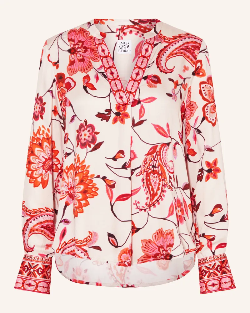 Emily van den Bergh Blusenshirt Rot