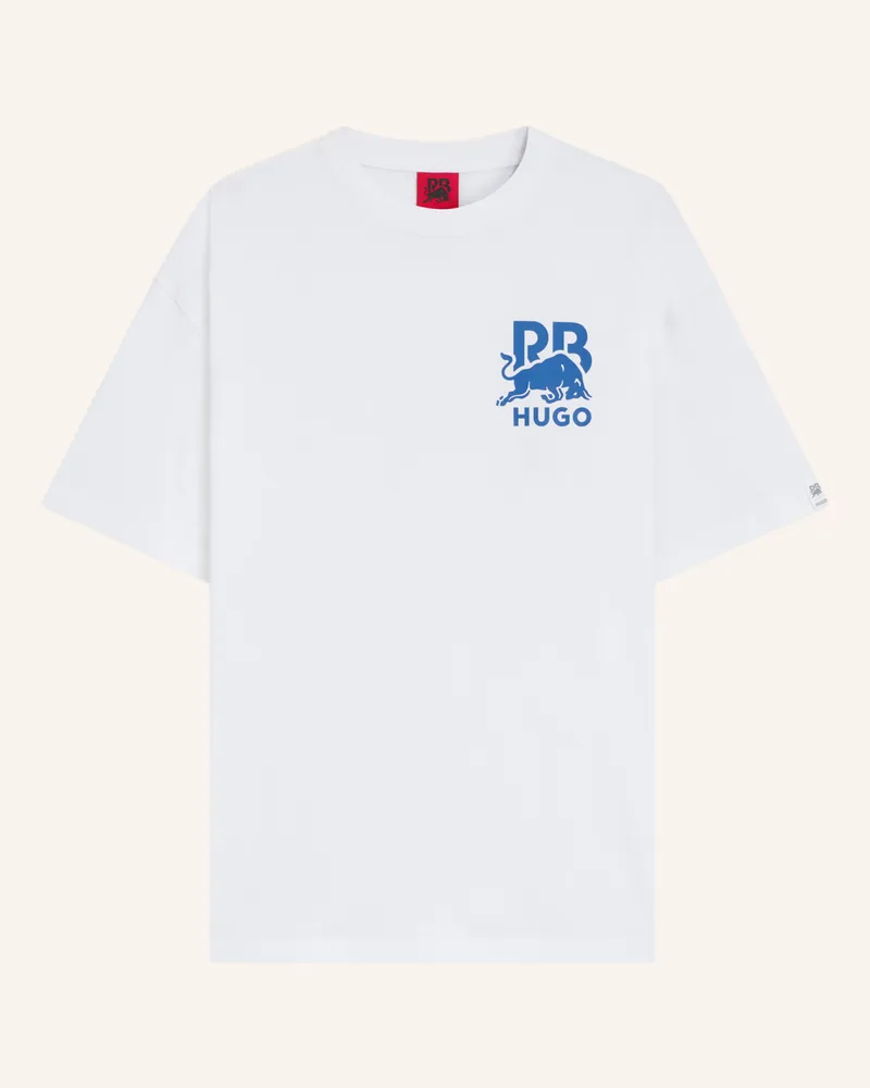 HUGO BOSS T-Shirt DARTOX_RB Relaxed Fit Weiss