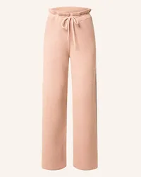 Fabiana Filippi Strickhose mit Cashmere und Galonstreifen Rosa