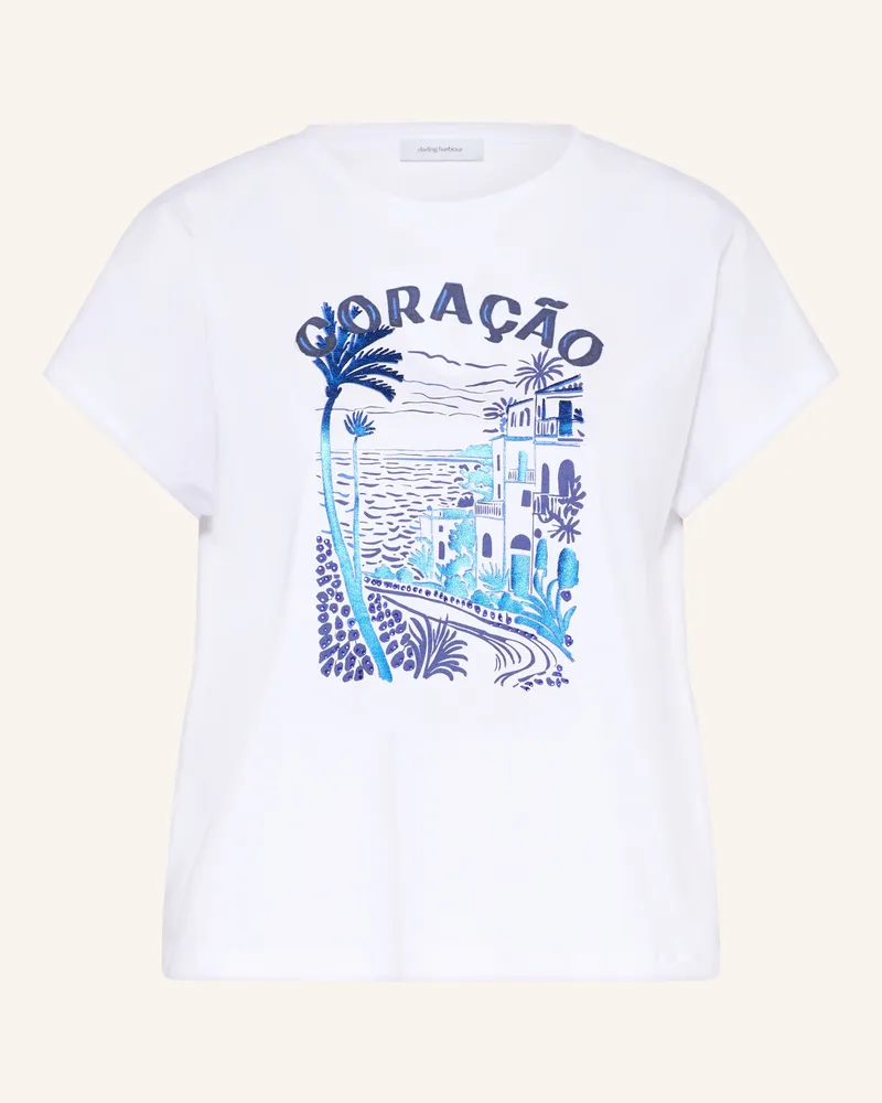 Darling Harbour T-Shirt mit Schmucksteinen White