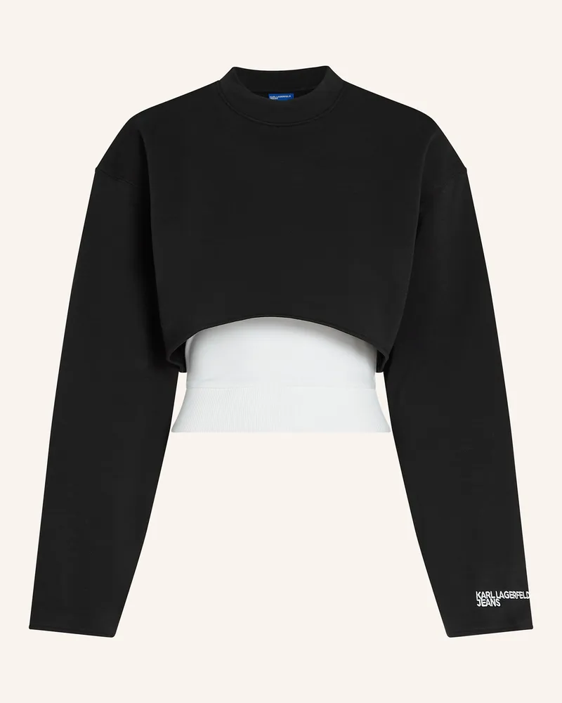 Karl Lagerfeld Sweatshirt weiss Weiss